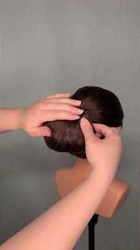 Easy Chignon Hairstyle | Elegant Low Bun in Minutes.