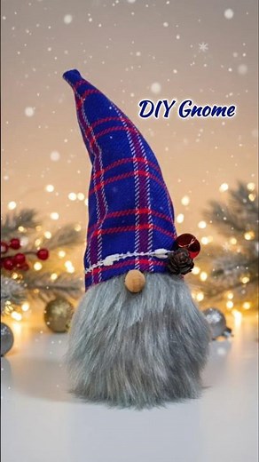 DIY Christmas Gnome 🎅 Easy Handmade Holiday Decor