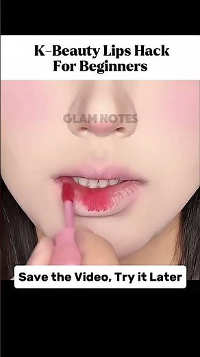 Perfect Korean Gradient Lips Tutorial For Beginners💋#KoreanMakeup #GradientLips #KBeauty