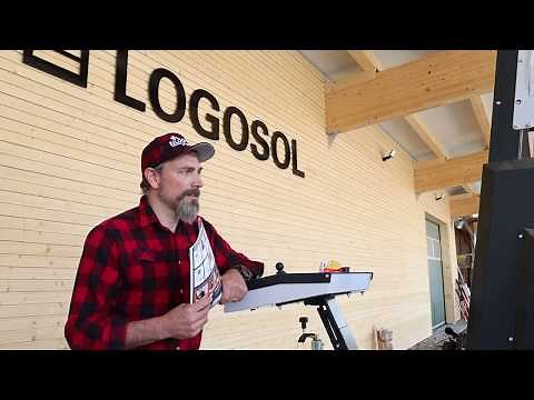 The Logosol B1001 band sawmill
