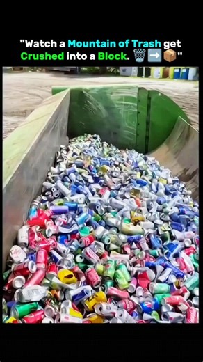 How Everything Works 🔍 on Instagram: "---Follow Us--- @unveilworks for more 🔥 This is how large trash is compressed to reduce its volume for easy transportation That mountain of bulky waste doesn't just get thrown into a truck. It goes through a powerful transformation to make disposal efficient, economical, and environmentally smarter. Why It Matters: · ♻️ More Recycling: Sorted materials (like cardboard or plastic) are baled for efficient recycling. · 🚛 Cost & Energy Efficient: Cuts transpo