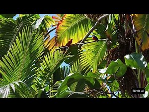 Tropical Birds & Nature Sounds | Relaxing Music for Stress Relief, Sleep & Meditation