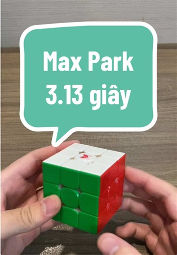 Kỷ lục Rubik 3.13 giây của Max Park