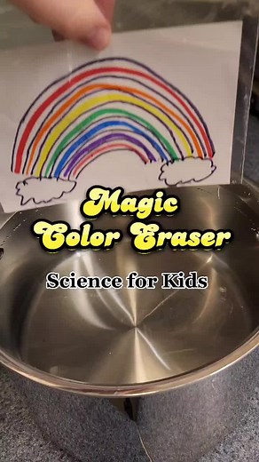 Physics is full of magic! In this activity we are experimenting with the reflection of light and how it can distort what we see! #scienceforkids #sciencefortoddlers #science #kidsactivities #toddleractivities #stemforkids #parenting #childhood #toddlerlife #easyactivities #learningthroughplay #lowcostactivity #activitiesforbabies #preschool #prek