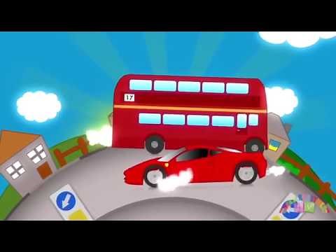 Big Red Bus - Kids Nursery Rhymes