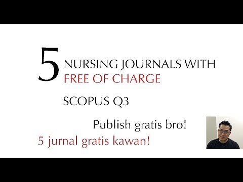 5 Nursing Journal with Free of Charge (No Publication Fee)