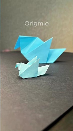 Easy Origami Bird: SIMPLE and COOL ✂️ #origami #papercraft #diy