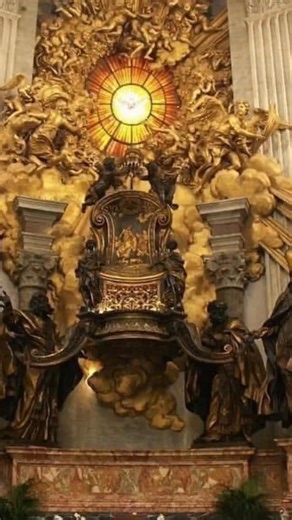 Do you know that a feast of the Chair of St Peter is celebrated every February 22? The chair was believed to the the "throne" of St Peter. It also symbolizes his authority as Pope of the Church and its unity. It was enclosed in a bronze chair designed by Bernini. The relic was previously shown in 1867 by Pope Pius IX to commemorate the 1800th anniversary of St. Peter’s martyrdom. Last 2024, Pope Francis ordered it to be displayed publicly for restoration and for the preparation of the 2025 Jubil