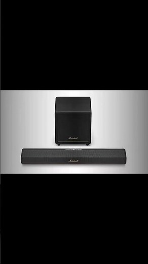 Marshall Heston 60 soundbar and Sub 200 — Cinematic Dolby Atmos and DTS:X Sound into your room!