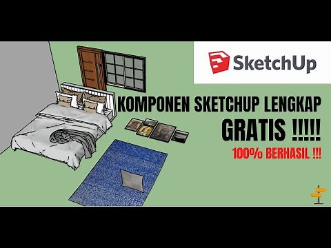 HOW TO DOWNLOAD COMPLETE SKETCHUP COMPONENTS FOR FREE - 100% SUCCESSFUL