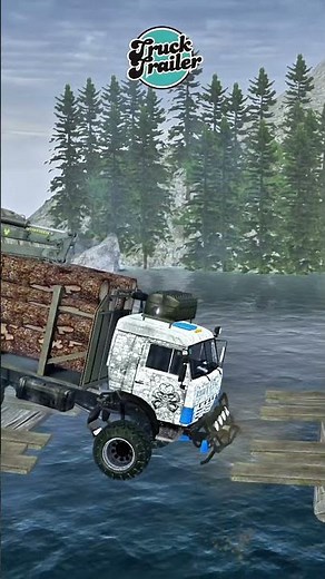 Big Trucks Crossing Crazy Obstacles | Mudrunner Eps 42