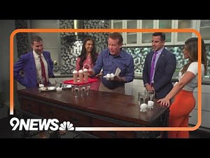 Egg experiment demonstrates Newton's first law of motion