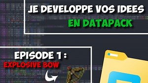Arc Explosif   |   Explosive Bow       | MINECRAFT DATAPACK  1.14 >> 1.16 | Minecraft Data Pack