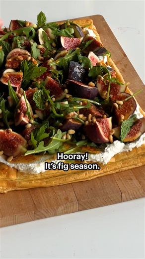 Need some fig-spiration? 💜 It’s fig season, and we have just what you need to make with them – our fig & ricotta tart with hot honey drizzle. Tip: Choose figs that are soft and juicy when gently squeezed for the best flavour. Get the recipe at the link in our bio, or search ‘Fig & ricotta tart with hot honey drizzle’ on the Good Food app. | Good Food