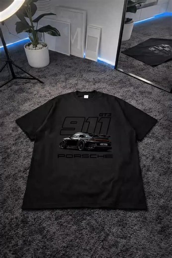 Stylish Women's White T Shirts for Porsche Fans