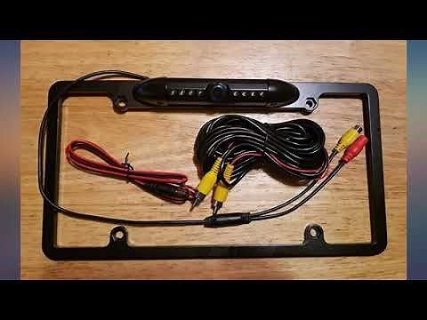 License Plate Frame Backup Camera Night Vision Car Rear View review