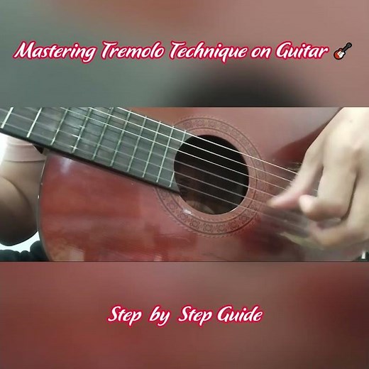 Mastering Tremolo Technique on Guitar 🎸 | Step-by-Step Guide #guitarlesson #guitartutorial