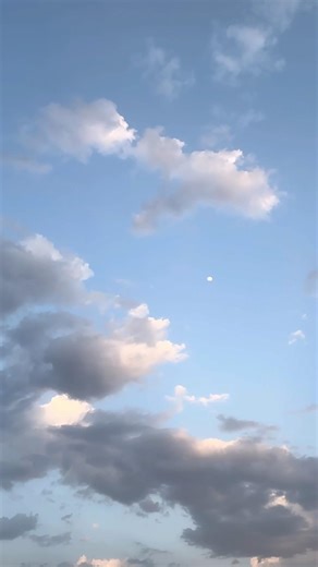 Moon day in blue sky golden times #viral #moon #day #sky #bluesky #aesthetic #shorts #vlog #nature