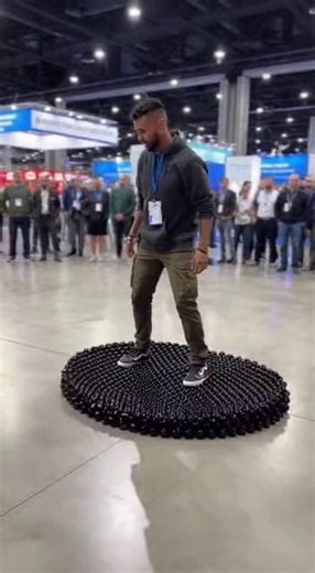 You step on the future and it literally reshapes around you; not CGI, just me leaving a good impression 🤤
