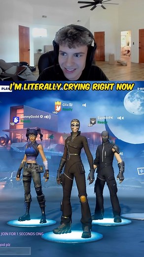 Clix | He started crying🥹 #clix #sypherpk #fortnite | Instagram