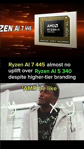 Ryzen AI 7 445 = Same Performance as AI 5 340 💀