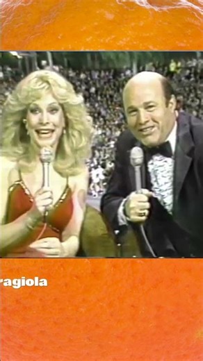 When opposites host a parade - Barbara Eden & Joe Garagiola! 1981, Orange Bowl Parade. #orangebowl