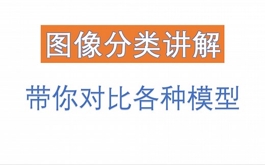图像分类 带你玩转各种模型对比 轻松搞定图像分类科研 小白也能轻松学会