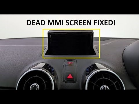 Audi A1 2016 Dead infotainment "MMI" Screen removal and fix