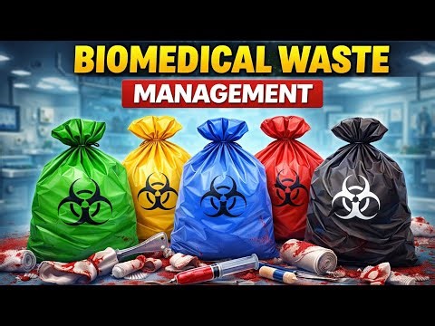 Biomedical Waste Management | All Color Codes Explained (Yellow, Red, Blue, Black and white)