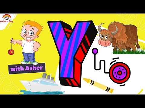 Letter Y Words and Sounds | Learn English | Phonics