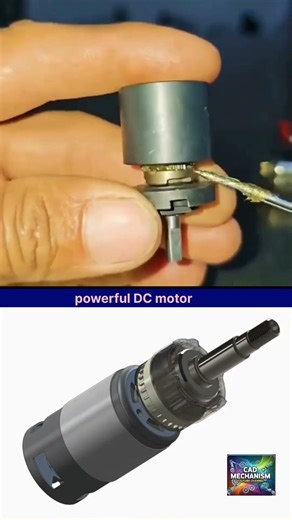 Inside a Powerful Mini DC Motor: The Engineering is Incredible! ⚙️ #mechanicalengineering #automobil