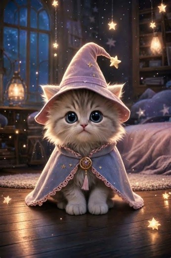 Ce mini chat magicien lance son sort ✨ #Shorts