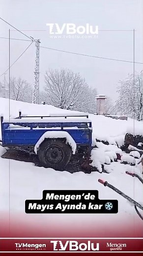 Mengen’de Mayıs Sürprizi: Köyler Beyaza Büründü!