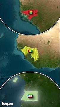 The difference between Guinea, Guinea-Bissau and Equatorial Guinea ? #guinea