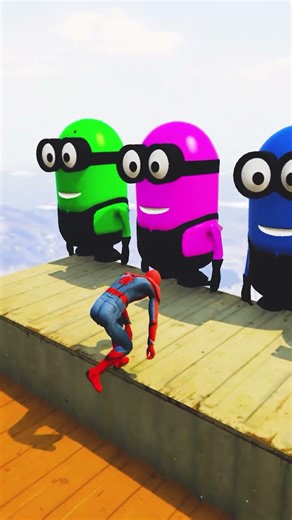 GTA 5 Epic Water Ragdolls Spiderman Jump/Fails Ep 28 #shorts