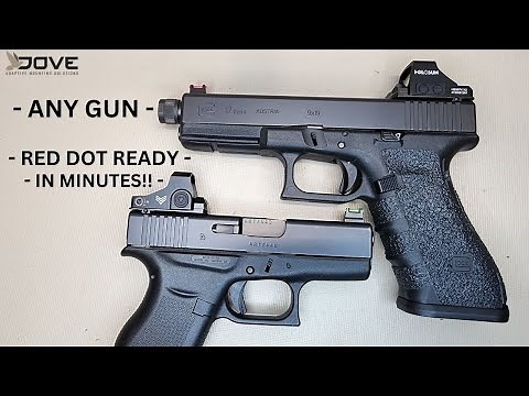 BEST WAY TO MOUNT A RED DOT! No more cutting your slide! MOS NOT NEEDED!!