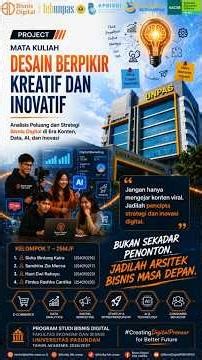 Project Mahasiswa 25MJF | Desain Berpikir Kreatif dan Inovatif Bisnis Digital FEB UNPAS