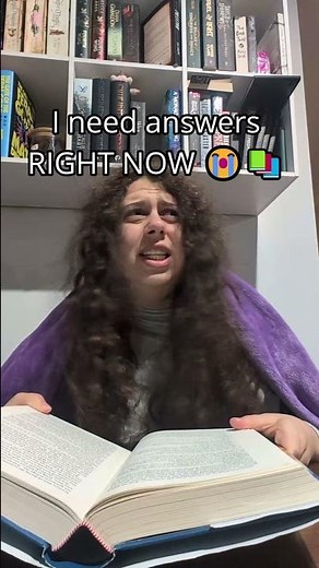 I Don’t Need Sleep, I Need Answers 😭📚