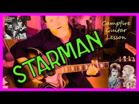Play Starman on Guitar – Easy Campfire Version (Great for Singing!)