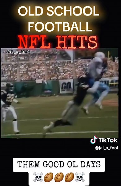 Old school football NFL hits them good ol days! #oldschoolfootball #nflhits #nflbighits #realfootball #90sfootball #johnmadden #herecomestheboom #patrickmahomes #fyp