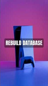 How to rebuild the database on a PS5 (step-by-step tutorial)