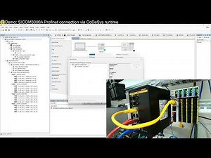 Demo: SICOM3000A Profinet connection (cyclic data) via CoDeSys runtime