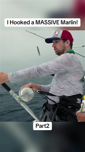 I Hooked a MASSIVE Marlin! Part2 #blacktiph #fis #fishing