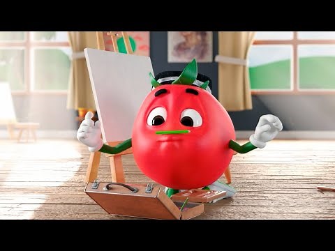 Tomato Doppi 🍅 Art Class | Fun Tomato Cartoons for kids | WOW CLUB