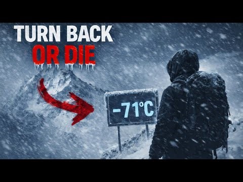Whiteout Dead Zone (−71°C) | A Climber’s Real-Time POV