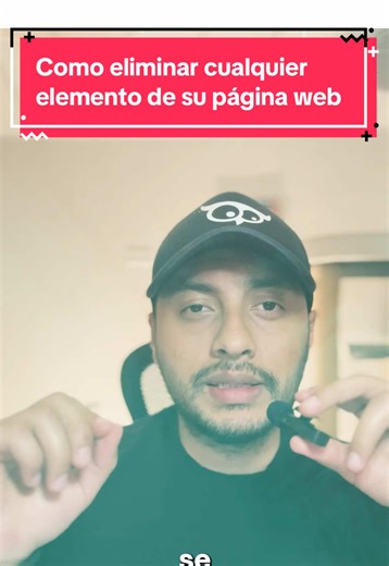 Te enseño a eliminar cualquier elemento de una página web construida con elementor #elementor #wordpress #tips #tutoriales #website