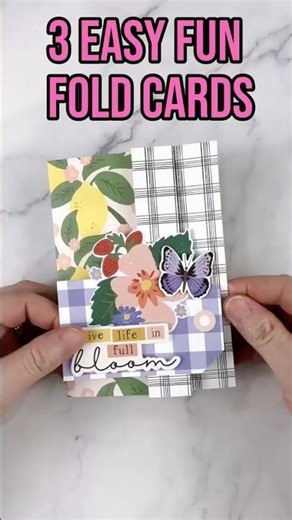 This 5 minute Fun Fold Card is super EASY! 🥰