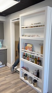 10K views | Perfect for your walk-in pantry or utility closet, the Slideaway Bookcase Door conceals the entryway beautifully and adds storage as well! | Murphy Door | Facebook