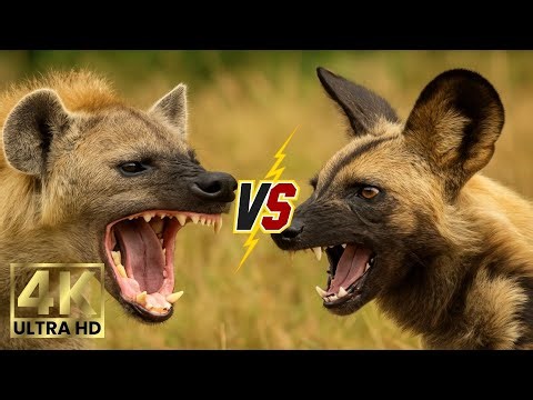 HYENAS vs WILD DOGS – WHO WINS THIS SAVAGE BATTLE OF BRAINS AND BITE?