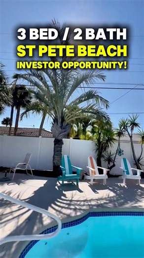 OFF MARKET INVESTMENT PROPERTY, ST PETE BEACH — WALK TO THE BEACH!! 🏖️